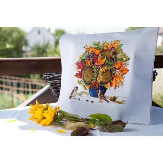Merejka® Sunflowers Counted Cross-Stitch Kit